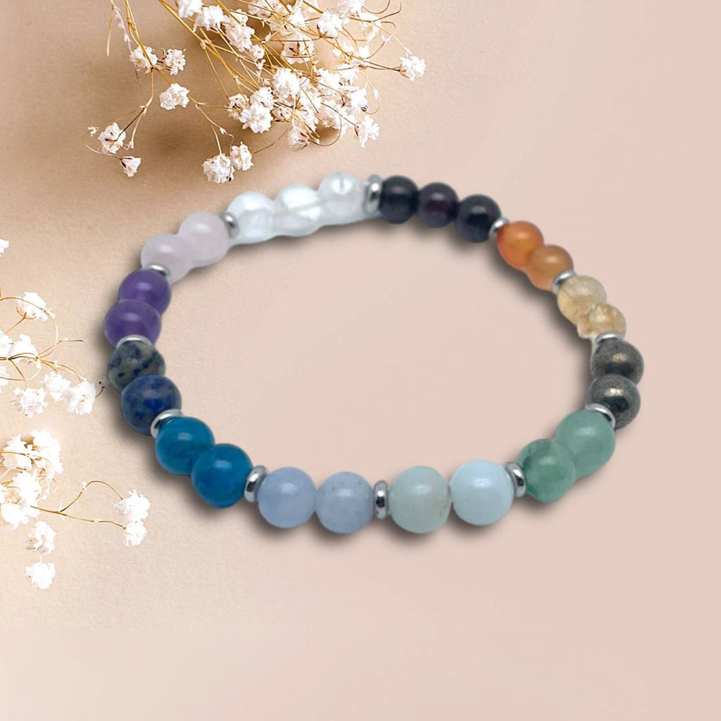 Bracelet Arc-en-ciel des chakras