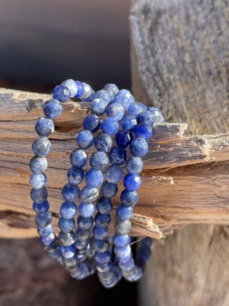 Bracelet Sodalite facettée