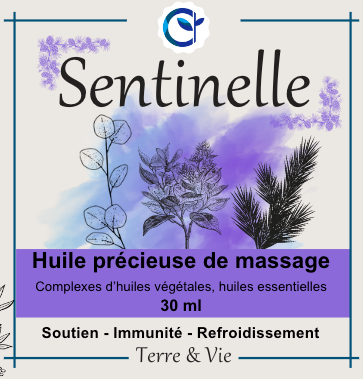 Sentinelle - Huile précieuse de massage (ref14)