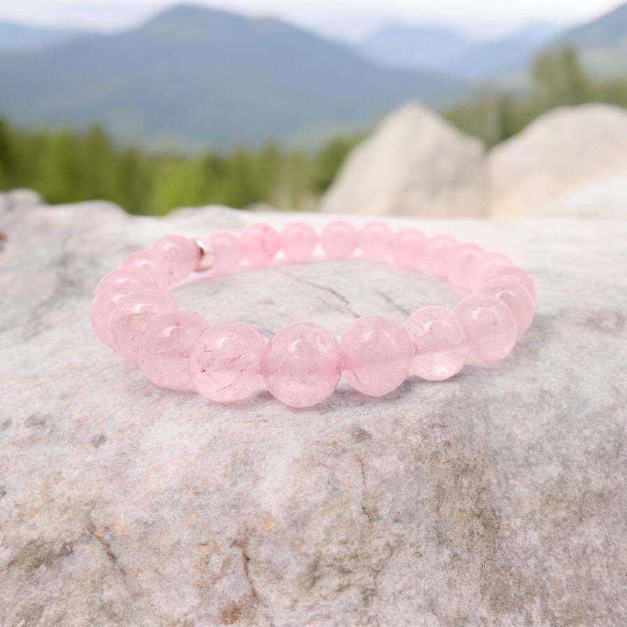 Bracelet enfant - Quartz rose