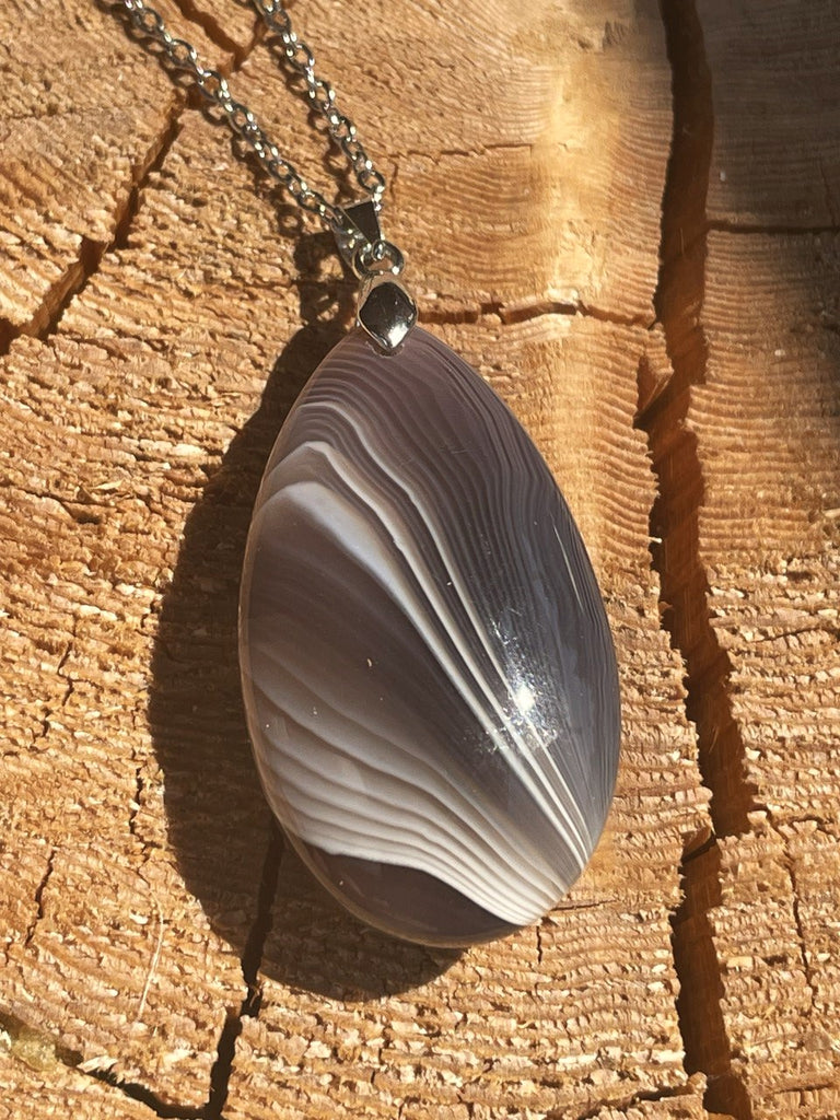 Coffret cadeau - Pendentif Goutte en AGATE